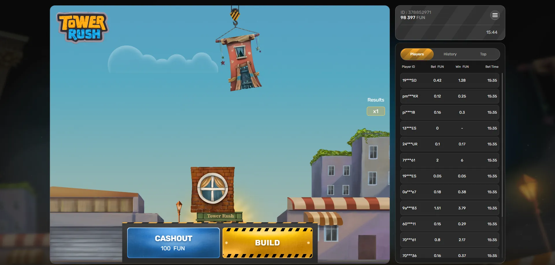 Tower Rush welcome bonus and wagering requirements explained